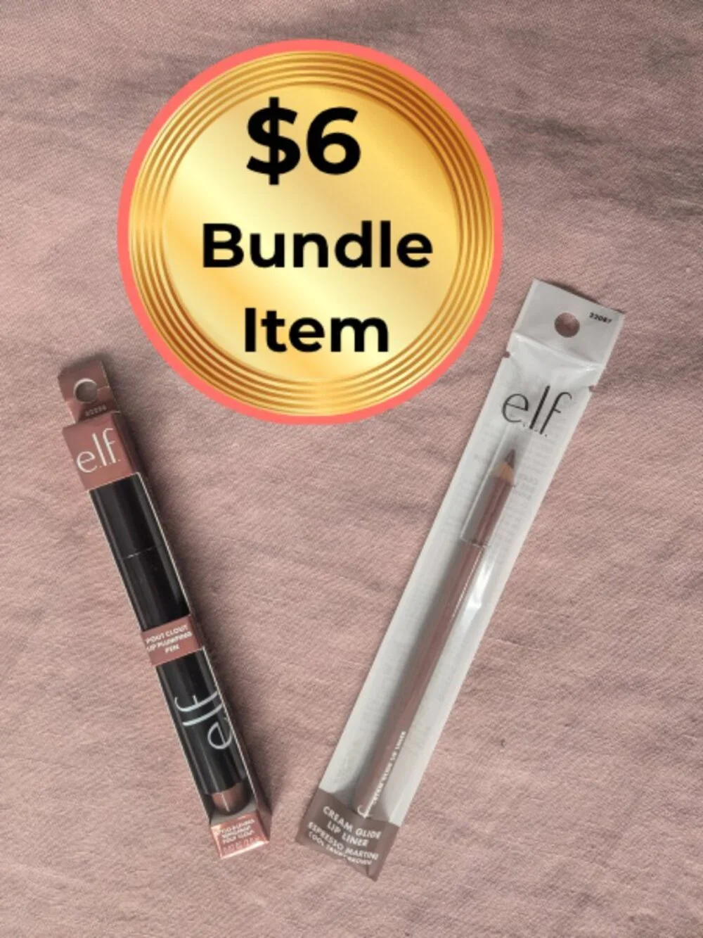 🔥 ADD TO ANY BUNDLE FOR $6!! ELF Pout Clout Lip Plumping Pen + Lip Liner DUO